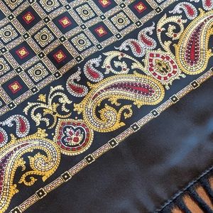 Jos A Bank silk and wool scarf